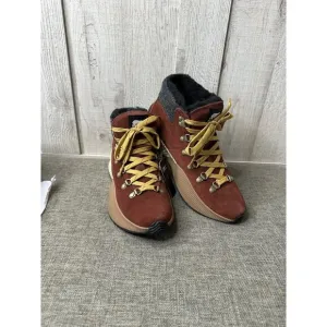Womens Sorel Out N About III Conquest Spice Brown WP Lace Up Boots Size 8.5