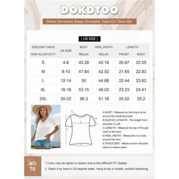 Womens Summer V Neck Short Sleeve Chestnut