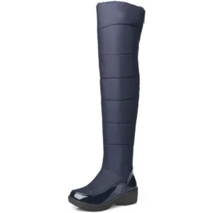 Women's Winter Over The Knee Thigh High Snow Boots Fur Lined Wide Calf Snow Boot
