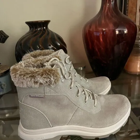 Women's Gray Fur-Lined Boots Ryka size 10 W