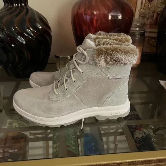 Women's Gray Fur-Lined Boots Ryka size 10 W
