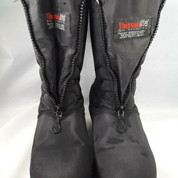 Womens Sporto Zip Front Winter Boots Size 8 1/2M‎ T