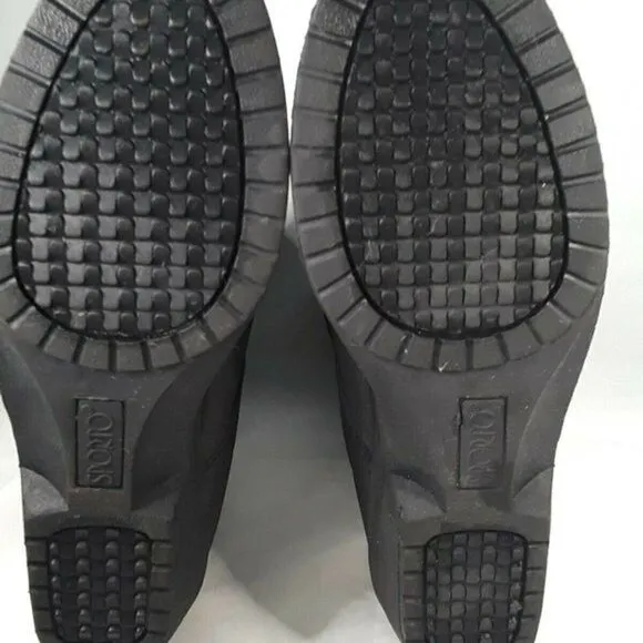 Womens Sporto Zip Front Winter Boots Size 8 1/2M‎ T