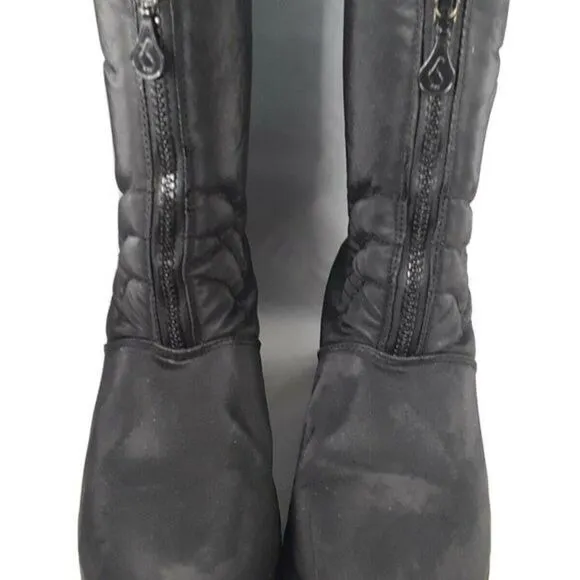 Womens Sporto Zip Front Winter Boots Size 8 1/2M‎ T