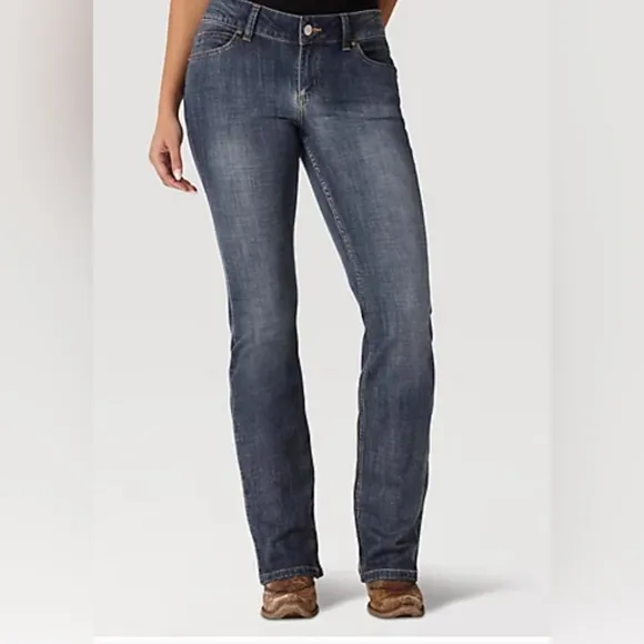 Wrangler AH WASH WOMEN'S BOOTCUT jeans size 7x36 brand new