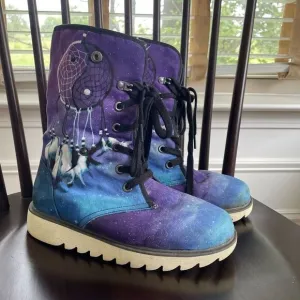 Yes We Vibe Yin Yang Galaxy Dream Catcher Boot $160 7.5 W 6 M EU 39