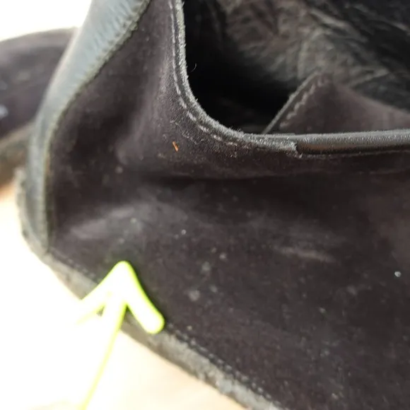 Z ZEGNA Boots Men 8 Leather Suede Black Chukka Ankle Lace Up Lace ITALY $1,100