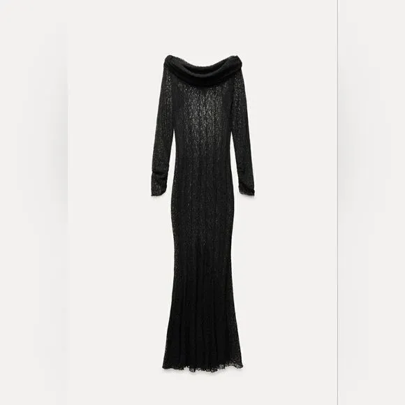 ZARA BLOGGERS FAV ZARA OFF SHOULDER LACE DRESS