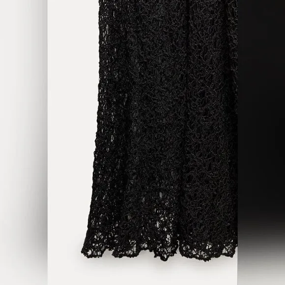 ZARA BLOGGERS FAV ZARA OFF SHOULDER LACE DRESS