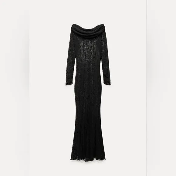 ZARA BLOGGERS FAV ZARA OFF SHOULDER LACE DRESS