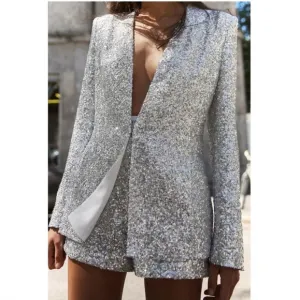 ZARA SEQUINED BLAZER size L and XS