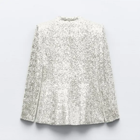 ZARA SEQUINED BLAZER size L and XS