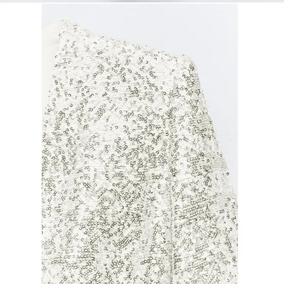 ZARA SEQUINED BLAZER size L and XS